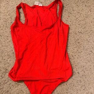 lululemon athletica women Bright Red One-Piece Bodysuit